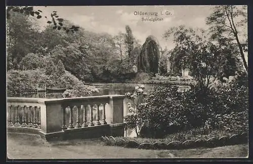 AK Oldenburg i. Gr., Schlossgarten