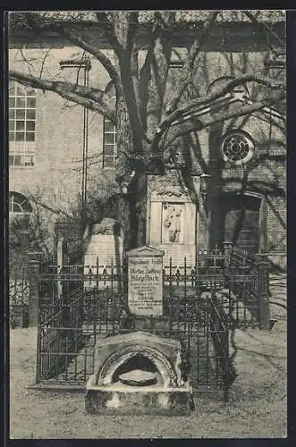 AK Hamburg-Altona-Ottensen, Friedrich Gottlieb Klopstock`s Grabstätte, 1724-1803
