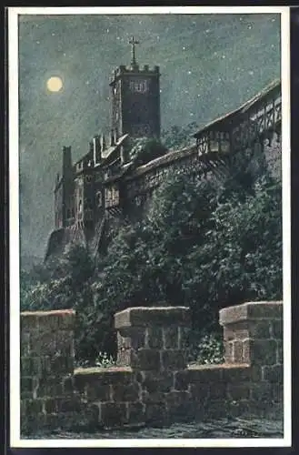 AK Wartburg, Burgansicht