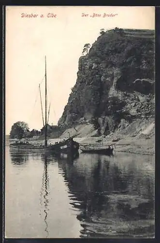 AK Diesbar a. Elbe, Der Böse Bruder