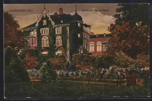 AK Oldenburg /Gr., Elisabeth-Anna-Palais