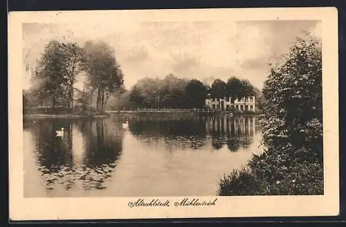 AK Hamburg-Altrahlstedt, Mühlenteich