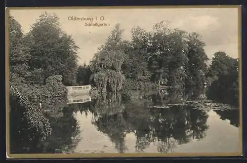 AK Oldenburg i. O., Schlossgarten