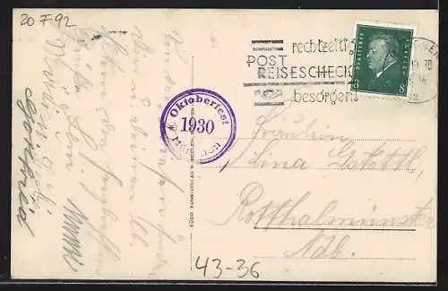 AK München, Winzerer-Fähndl auf dem Münchener Oktoberfest