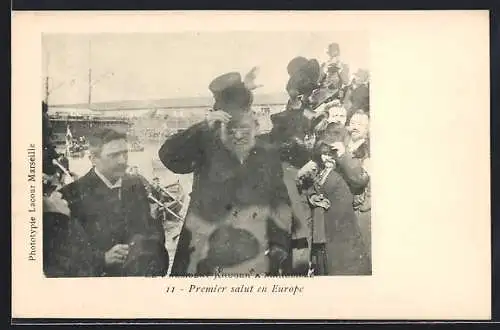 AK Marseille, Le Président Kruger, Premier salut en Europe