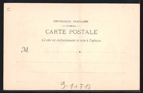 AK Marseille, Le Président Krüger, La Cortège à l`entrée de la Cannebiere