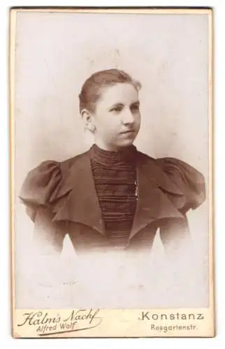 Fotografie Halm`s Nachf., Konstanz, Rosgartenstr. 20, Porträt einer jungen Frau