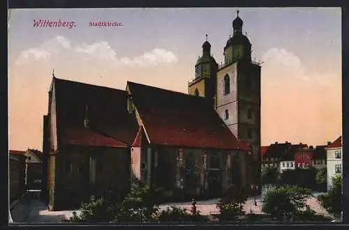 AK Wittenberg / Elbe, Stadtkirche