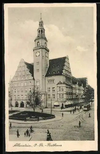 AK Allenstein, Partie am Rathaus