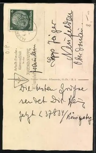 AK Allenstein, Partie am Rathaus