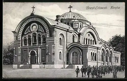 AK Brest-Litowsk, Militär an der Kirche