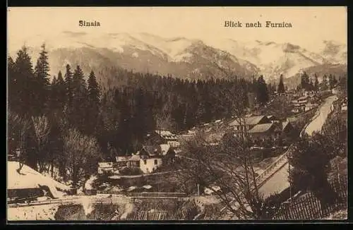 AK Sinaia, Blick nach Furnica