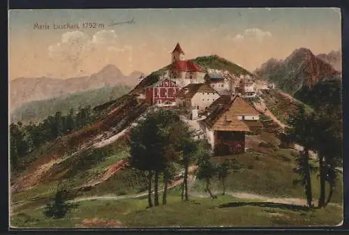 AK Tarvis, Maria Luschari, Blick auf den Ort