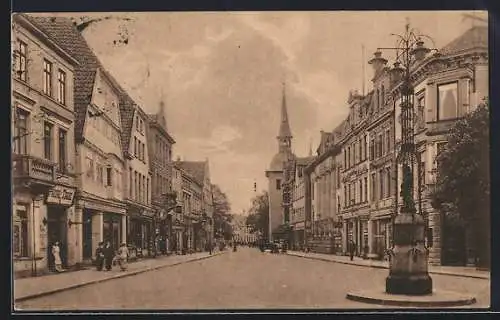 AK Oldenburg / O., Blick in die Langestrasse