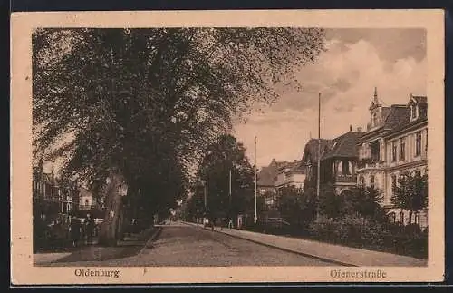 AK Oldenburg / O., Blick in die Ofenerstrasse