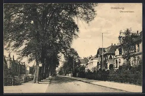AK Oldenburg / O., Partie in der Ofenerstrasse