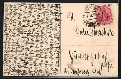 AK Oldenburg / O., Partie an der Staulinie