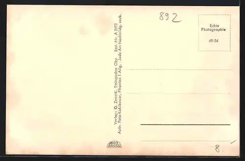 AK Steingaden / Obb., Auf dem Marktplatz