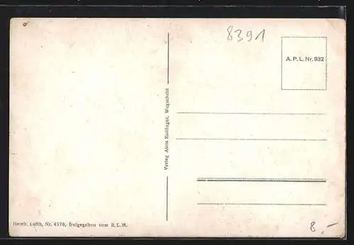 AK Wegscheid /Bayr. Wald, Fliegeraufnahme