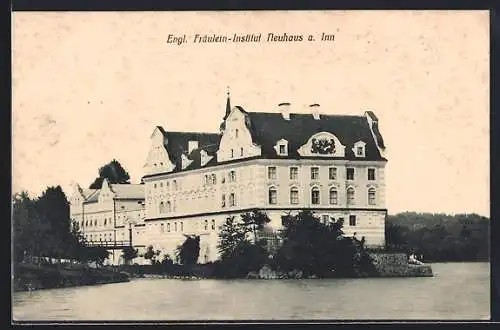 AK Neuhaus a. Inn, Engl. Fröulein-Institut