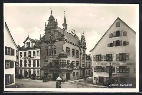 AK Messkirch, Partie am Marktplatz