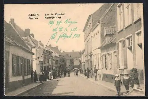 AK Menin, Rue de Courtrai