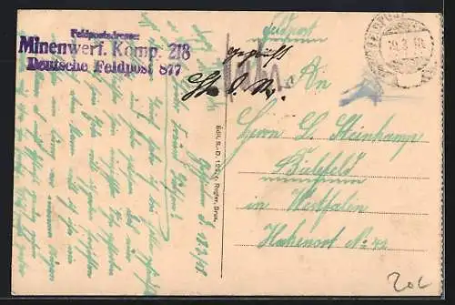 AK Menin, Rue de Courtrai