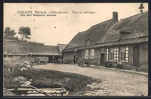 AK Gheluwe, Hofstede Gheluwebroeck, Huis en stallingen