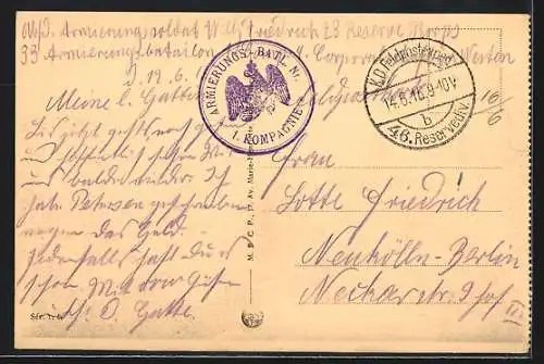 AK Roulers, Rue du Nord