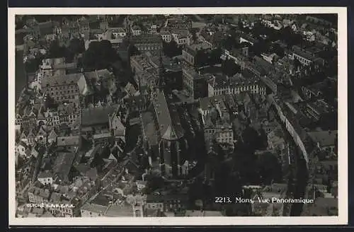 AK Mons, Vue Panoramique