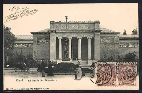 AK Gand, Le Musée des Beaux-Arts