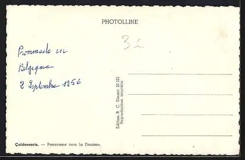 AK Culdessarts, Panorama vers la Douane