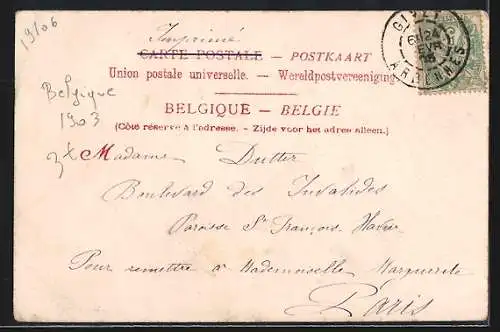 AK Dinant, Fonds de Leffe, Vallée de la Meuse, Vue generale