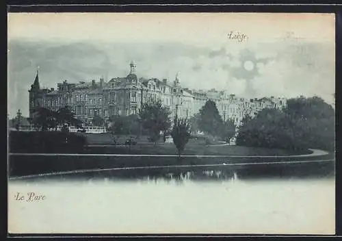 Mondschein-AK Liège, Le Parc