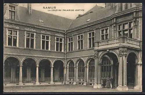 AK Namur, La Cour du Palais de Justice