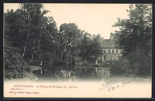 AK Saint-Nicolas, Le Chateau de Walbourg, Le Parc