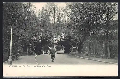 AK Gand, Le Pont rustique du Parc
