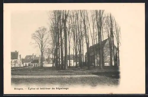 AK Bruges, Eglise et interieur du Béguinage