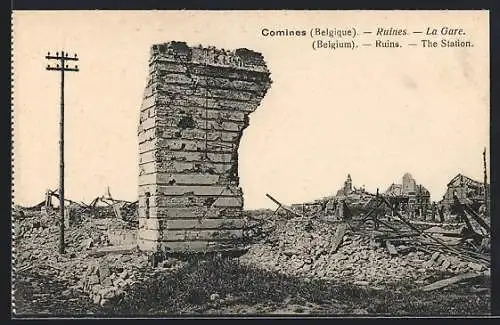 AK Comines, Ruines, La Gare
