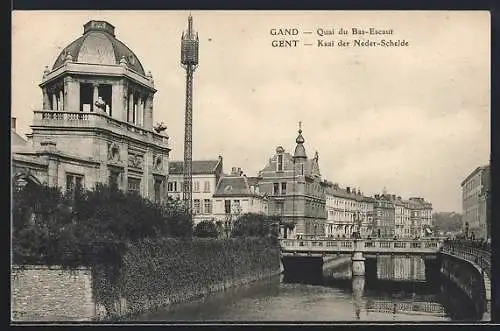AK Gand, Quai du Bas-Escaut