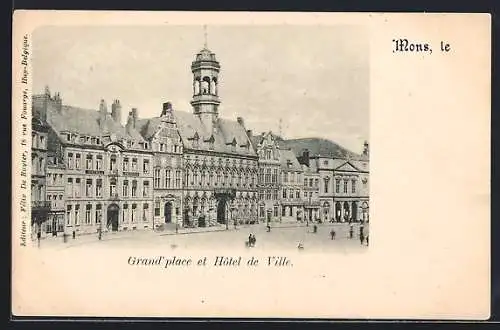AK Mons, Grand` place et Hotel de Ville