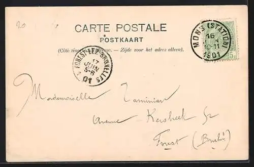 AK Mons, Grand` place et Hotel de Ville