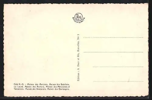 AK Bruxelles, La Grand`Place, Côté N.-O.