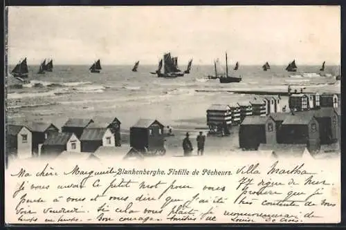 AK Blankenberghe, Flotille de Pêcheurs