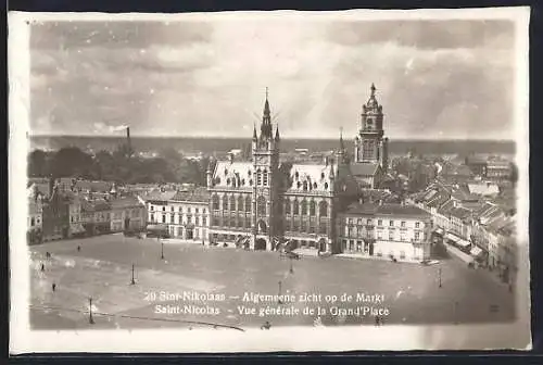 AK Saint-Nicolas, Vue générale de la Grand`Place