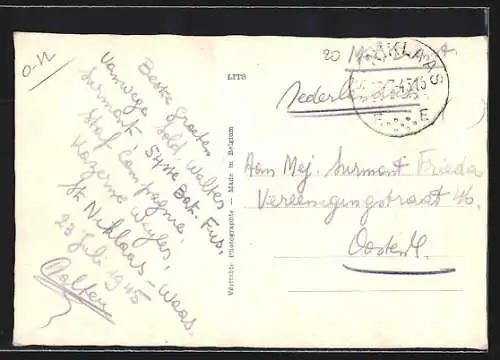 AK Saint-Nicolas, Vue générale de la Grand`Place