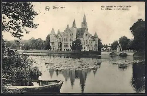AK Bornhem, Le château et vieil Escaut