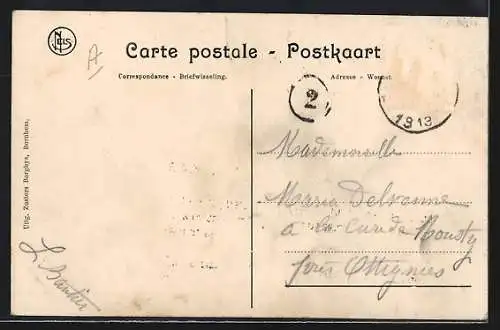 AK Bornhem, Le château et vieil Escaut