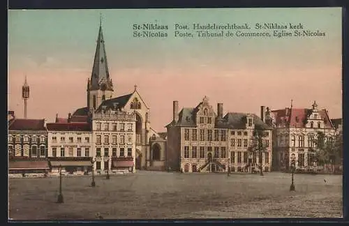 AK St-Nicolas, Poste, Tribunal de Commerce & Eglise St. Nicolas