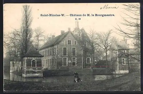 AK Saint-Nicolas-W., Château de M. le Bourgmestre